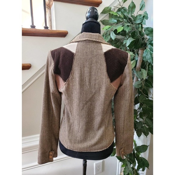 Lola Women's Beige Polyester Single Breasted Long Sleeve Casual Jacket Blazer M - Picture 7 of 15